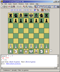 main window of ChessDB